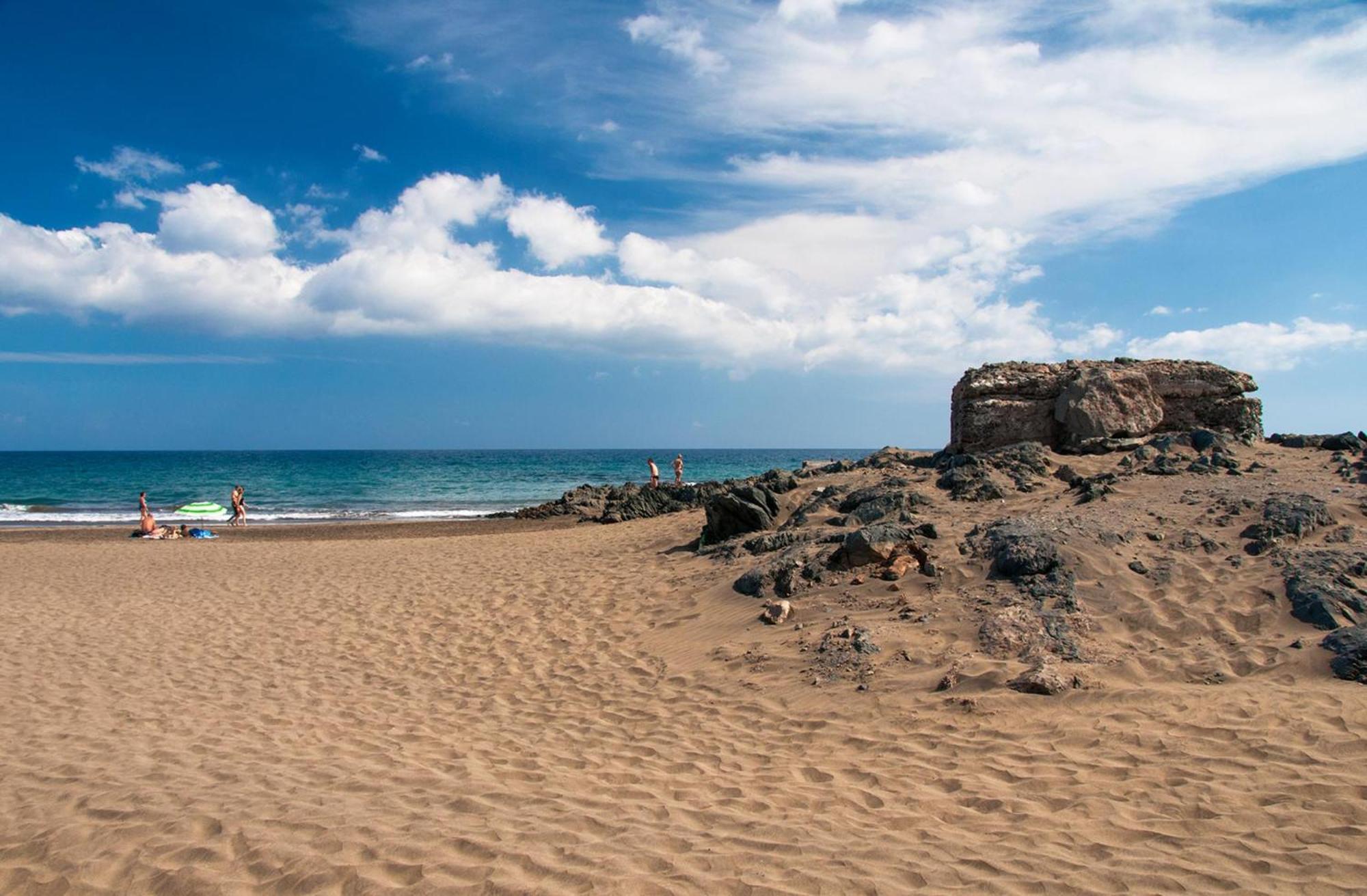 Beachfront Apartment Las Burras Mra 02 San Agustin  Ngoại thất bức ảnh
